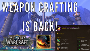 Weapon crafting is back: Dragonflight Blacksmithing gold guide!