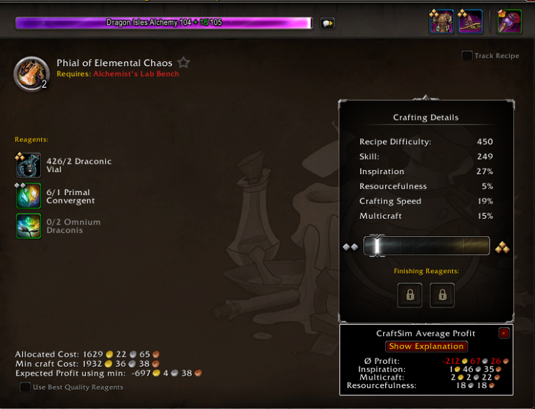 This build is the way to make gold with Alchemy! The Lazy Goldmaker