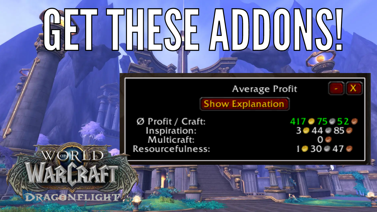 These addons are an absolute game changer for Dragonflight Professions! -  The Lazy Goldmaker