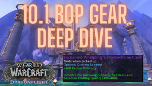 Everything you need to know to profit off epic gear crafting orders in 10.1