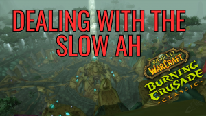 The reason why the AH is so slow (and some things you can do about it)
